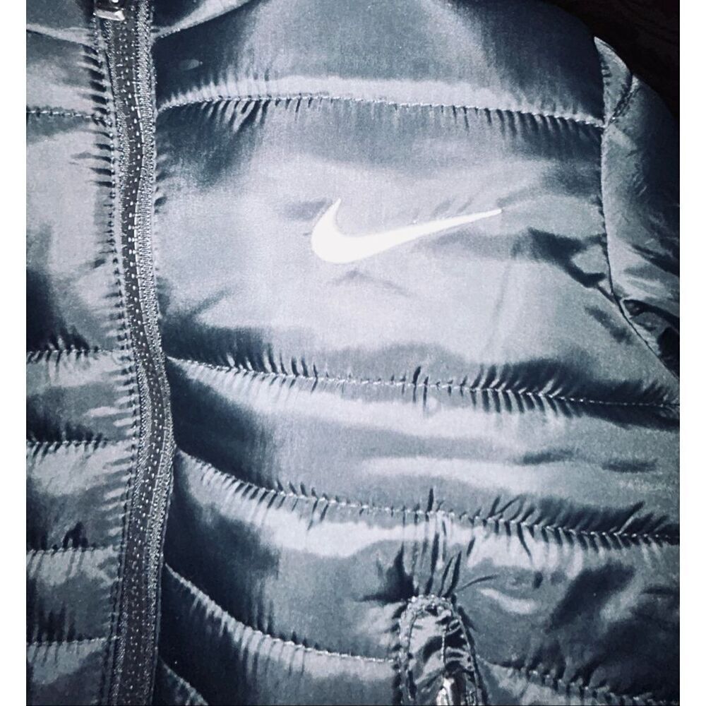 NWOT Boys Nike Midweight Fill Black Puffer Jacket Coat Size 24m - Picture 5 of 6